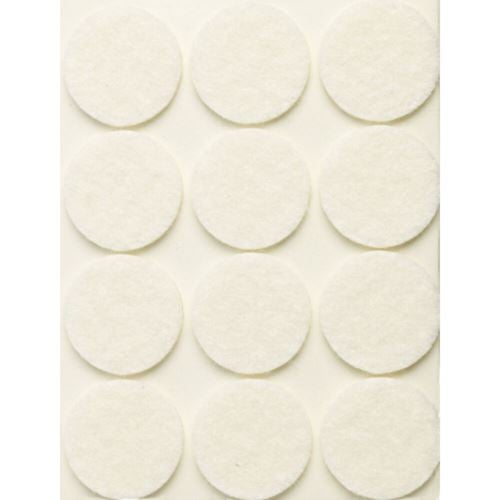 Hitachi Møbelfilt Selvklebende Hvit 16 pk 22 mm