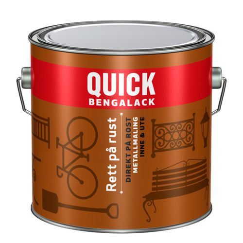 Scanox Quick Bengalack Rett På Rust A-Base 2,7 l